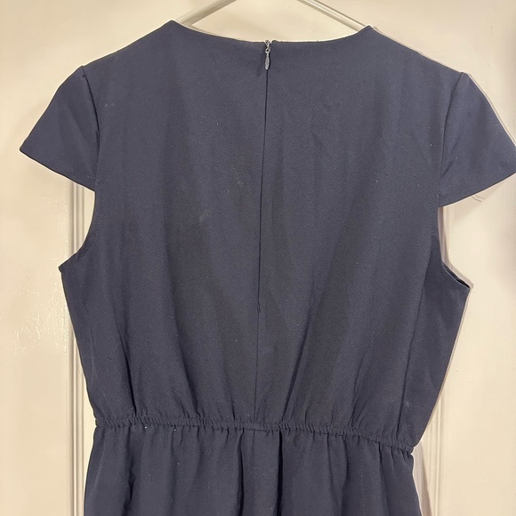 Lovecat Navy Lace Trim Romper size S - Picture 3 of 6